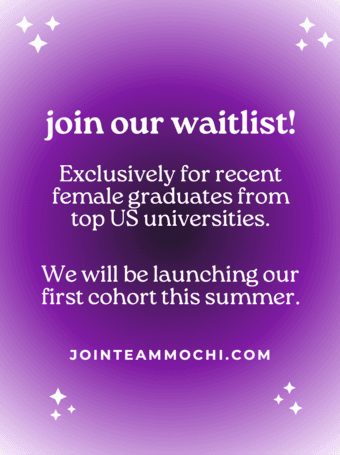 Join our waitlist! Women network for graduates & young professionals 1