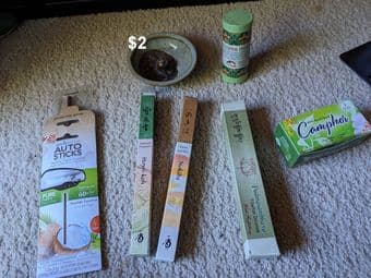 Incense, incense holder, camphor, car diffuser stick 1