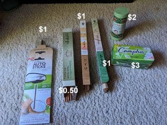 Incense, incense holder, camphor, car diffuser stick 2