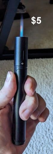 Honest refillable butane jet-flame torch 1