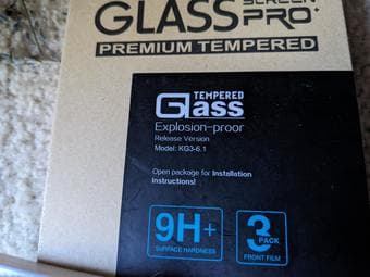 Screen protectors for iPhone 11/XR, iPad Pro 10.5", iPad 9.7", iPhone6 2