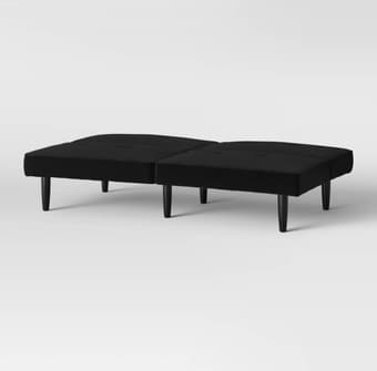 Black Futon Couch 2