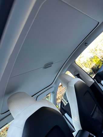 Tesla Model Y 2020-24 Retractable Roller  Push-Pull Sunshade 3