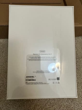 IPad Air 5th gen 256GB 11” (sealed) 1