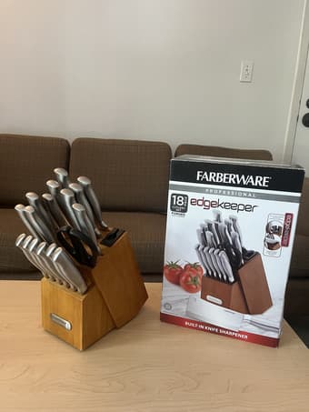 Farberware Knife Set (including block) 1