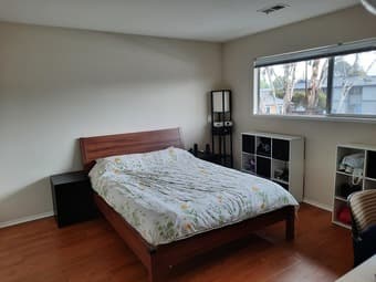 Ikea NYVOLL Queen bed frame 2