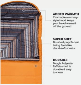 0F (-18C) Sleeping Bags for Camping (Two Available-Left & Right Zip) 3