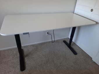 Standing desk electric IKEA BEKANT 1