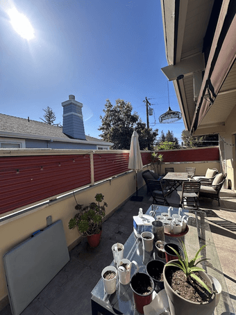 Glass outdoor table 2