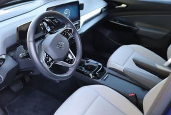 2022 VW ID.4 Pro S AWD Dusk Blue Metallic w/Lunar Gray Leatherette 2