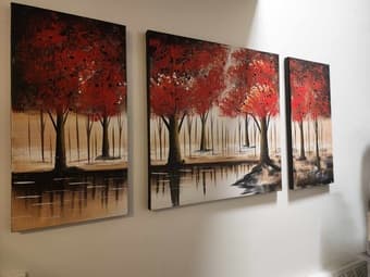 3 piece art set on canvas 2