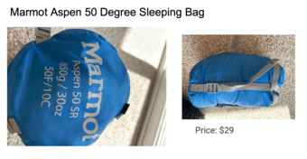 Car camping gear (sleeping bags, butane canister) 2