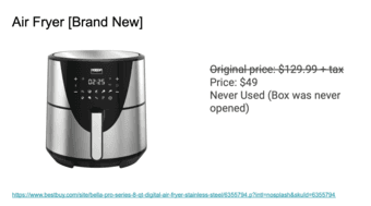 Kitchen items (air fryer, toaster oven, cutting board) 3