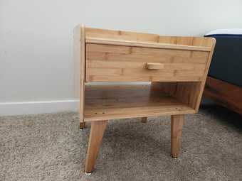 Bedside table with drawer (Bamboo) 4