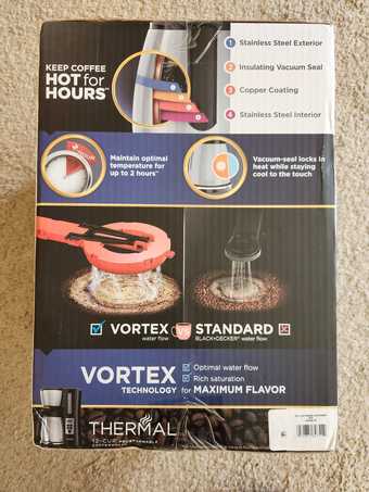 BLACK+DECKER 12 Cup Thermal Programmable Coffee Maker with Brew Streng 2