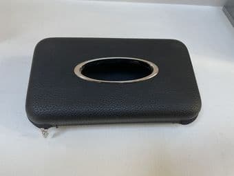 Stylish black tissue box holder for car 3