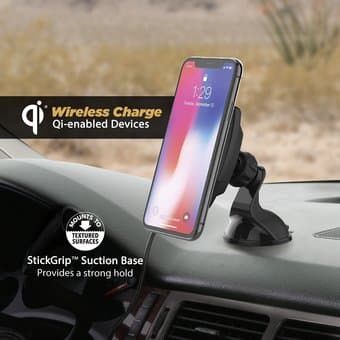 Scosche MagicMount Wireless Charging Magnetic Phone Mount for Car 2