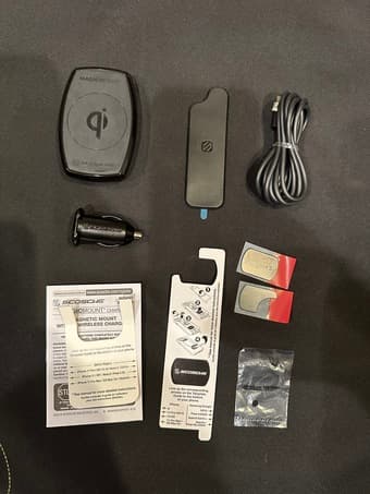 Scosche MagicMount Wireless Charging Magnetic Phone Mount for Car 3