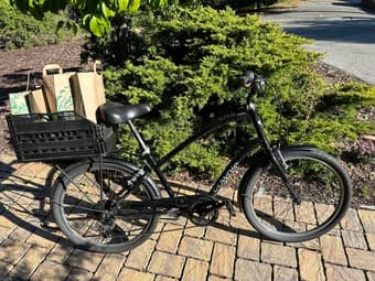 Bike Townie 7D, Includes Bike Rack and Toomy basket 1