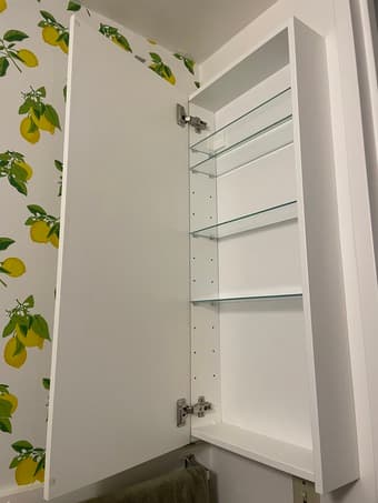 Ikea medicine cabinet 1