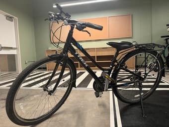 Trek black bike 1