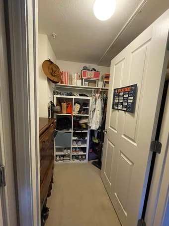 RWC master bedroom with attached bath in clean 2BR/2BA , Avail. 6/11 3