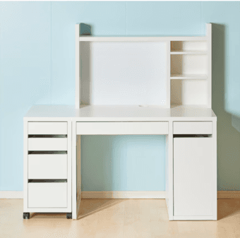 Free Ikea desk and shelf 1