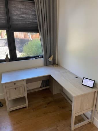 Corner Shaped L Desk from Wayfair 1