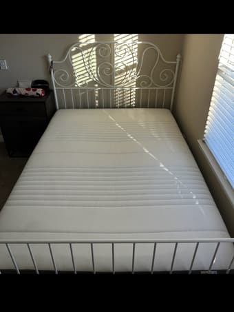 For sale: queen size mattress, modular sofa, dining chairs 1