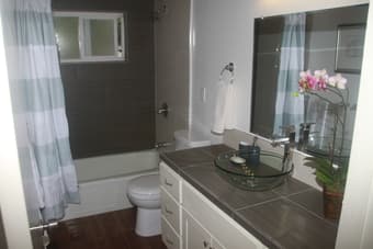 Modern furnished bedroom with private bath in Mountain View 3