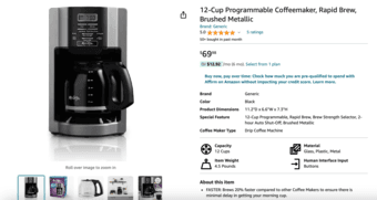 Coffee grinder and coffee machine 1