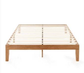 Full-size solid wood bed frame 4