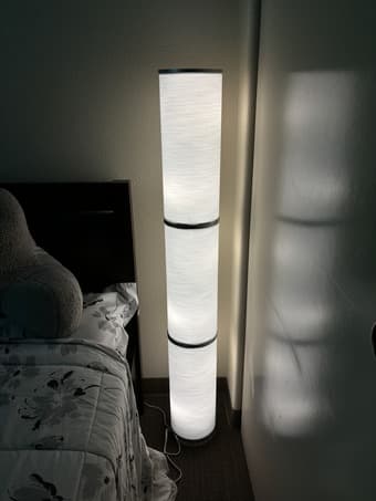 IKEA Vidja Standing Floor Lamp & 6 Bulbs 2
