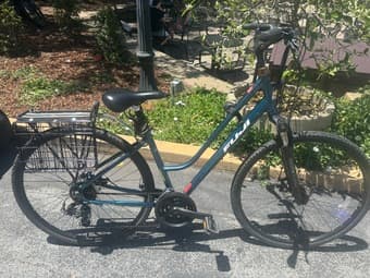 Fuji Crosstown 1.5 Navy Blue Commuter Bike 1