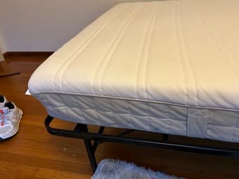 Full Bed (mattress, cover, and bed frame) 3