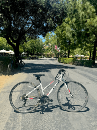 White Fuji Bike + Accessories(kickstand, Kryptonite lock, reflectors) 1