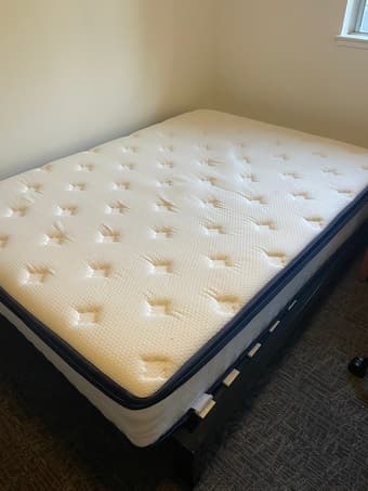 Bed frame and mattress (full) 1