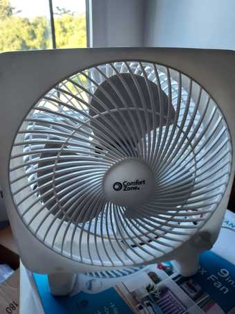 Comfort Zone Box Fan 9 Inch 1