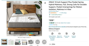 Full size mattress and frame 1