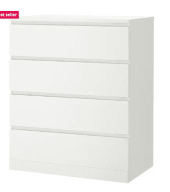 IKEA Malm 4-drawer DRESSER 1