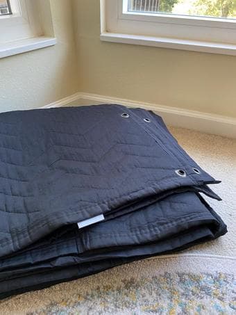 Black Sound Dampening Blanket (96" x 80") BRAND NEW (never used) 1
