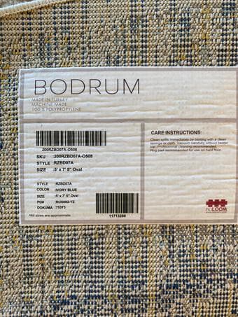 nuLOOM Verona Vintage "Persian" Area Rug, Oval 5x8, Blue 2