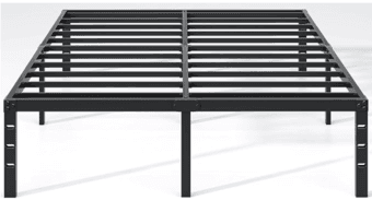 Heavy Duty Metal Bed Frame, 18 Inch, King Size 1