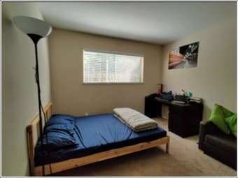 Furnished bedroom in 2B1B Apt near Downtown Mountain View from 20 July 4