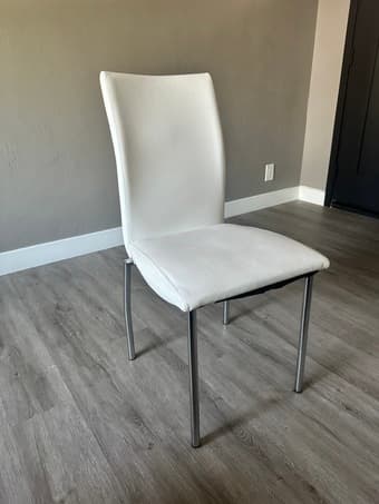 Modern glass round dining table set 3