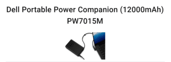 Dell laptop portable battery PW7015M 1