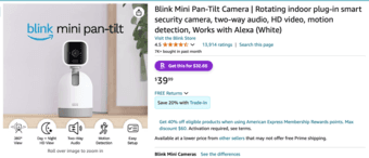 Used Blink Mini Pan-Tilt Camera 1