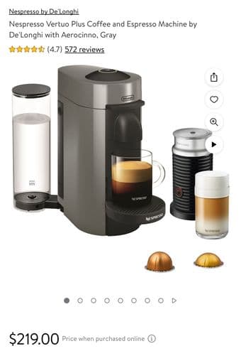 NESPRESSO VERTUO PLUS 1