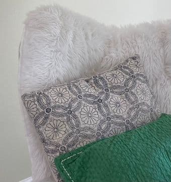Two Square Couch Pillows 2