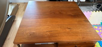 Stunning west elm coffee table 4